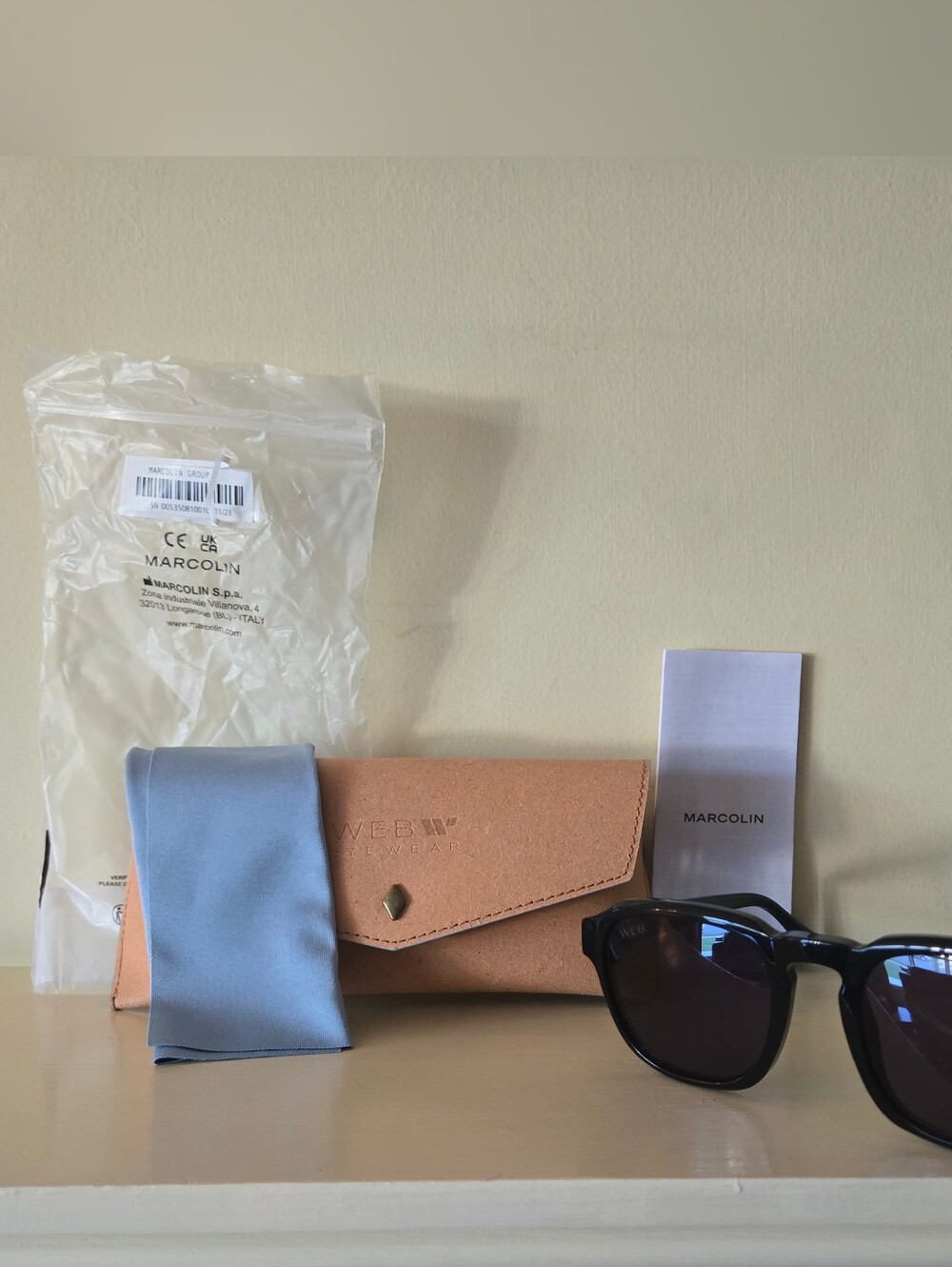 Web WE0370 05A Black Crystal 52-21-150 Men's Sunglasses